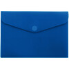 POCHETTE TRANSLUCIDE LISSE BRILLANTE EN PP BLEU