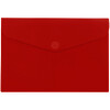 POCHETTE TRANSLUCIDE LISSE BRILLANTE EN PP ROUGE