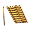 SACHET DE 12 BÂTONS DE BOIS DOUBLE EMBOUTS D4MMX9CM