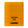CAHIER COUV PP RABATS 90G/M² 48P SÉYÈS PIQ 17X22CM JAUNE