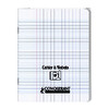 CAHIER COUV PP RABATS 90G/M² 96P SÉYÈS PIQ 17X22CM INCOLORE