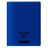 CAHIER POLY À RABATS 90G/M² 48P SÉY 24X32CM BLEU CONQUERANT