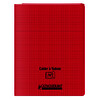 CAHIER POLY À RABATS 90G/M² 48P SÉY 24X32CM ROUGE CONQUERANT