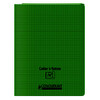 CAHIER POLY À RABATS 90G/M² 48P SÉY 24X32CM VERT CONQUERANT