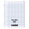 CAHIER POLY À RABATS 90G/M² 96P SÉY 24X32CM INCOLORE CONQ