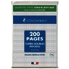 PAQ 50 COPIES DOUBLES (200 P) 90G/M² SEYÈS PERF 21X29,7CM
