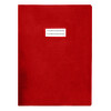 LOT DE 10 PROTÈGE-CAHIERS OPAQUES 24 X 32 SANS RABAT ROUGE
