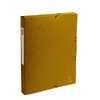BOÎTE DE CLASSEMENT EXABOX DOS 2,5CM JAUNE 24X32CM EXACOMPTA