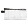 POCHETTE ZIPPÉE PVC  22 X 29 CM SEMI-TRANSPARENT