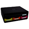 MODULE DE BUREAU 4 TIROIRS BIG BOX NOIR ARLEQUIN EXACOMPTA