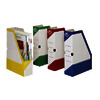 4 PORTE-REVUES EN CARTON ASSORTIS 25 X 34,5 X 8 CM FAST