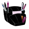 MULTIPOT GLOSSY NOIR- 14,3 X 15,8 X 9,3 CM CEP