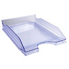CORBEILLE COURRIER TRANS BLEU GLACE- 34,5X25,5X6,5 CM BUDGET