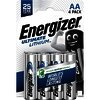 PAQUET DE 4 PILES LITHIUM ENERGIZER ULTIMATE AA
