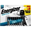 PAQUET DE 8 PILES ALCALINE ENERGIZER MAX PLUS AAA (LR03)