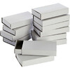 LOT 12 GRANDES BOÎTES D'ALLUMETTES VIDES - BLANC