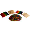 SACHET DE 1200 ALLUMETTES EN BOIS TAILLES ET COLORIS ASS