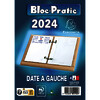 BLOC ÉPHÉMÉRIDE DATE À GAUCHE RDV À DTE 8,2X12 CM EXACOMPTA