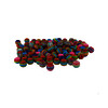 SACHET 200 PERLES RONDES MULTICOLORES 12 MM