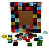 POT DE 750G DE MOSAIQUES EN VERRE - COULEURS ASSORTIES