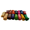 LOT DE 15 PELOTES RAPHIA VÉGÉTAL 50G