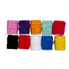 LOT 10 BOBINES FIL POLYESTER ÉLASTIQUE D0,5MMX5M COL ASS