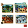 SET DE 4 PUZZLES - LES QUATRE SAISONS ET UN MONDE DURABLE