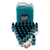 PACK 30 FLACONS 60ML DE COLLE BLEUE NAT + 1 BIDON 5L + POMPE