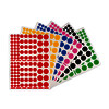 POCHETTE DE 624 GOMS ASS ADHESIVES RONDES COL ASS
