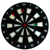 CIBLE JEU ET 6 FLÉCHETTES EN PVC
