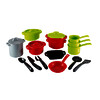 BATTERIE DE CASSEROLES, 15 PIÈCES,