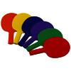 LOT DE 6 RAQUETTES PING PONG PLASTIQUE
