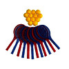 LOT 12 RAQUETTES TENNIS + 12 BALLES MOUSSE