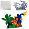 LOT DE 5 SCULPTURES EN CARTON 