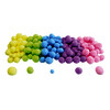 SACHET DE 200 POMPONS TAILLES ET COLORIS PASTELS ASSORTIS