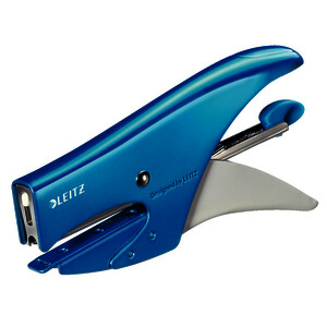 PINCE AGRAFEUSE LEITZ WOW N°10 - 15 FEUILLES - BLEU