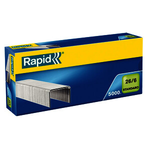 BOÎTE DE 5000 AGRAFES  26/6 RAPID