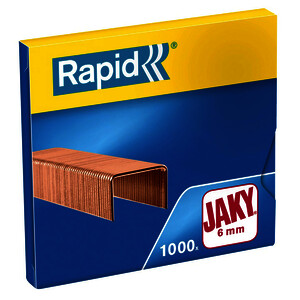 BOÎTE DE 1000 AGRAFES  JAKY 6 RAPID