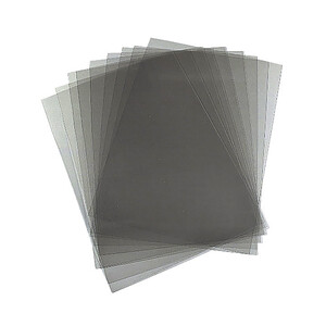 PAQUET 100 PLATS DE COUVERTURE TRANSPARENTS A4 PVC 30/100E
