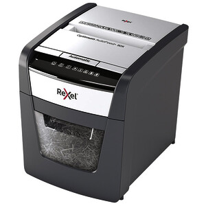 DESTRUCTEUR DE DOCUMENTS REXEL AUTO+ 50X CPE CROISÉE DIN-P4