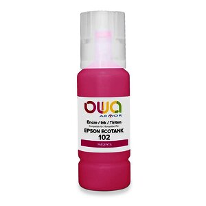 BOUTEILLE D'ENCRE REMAN. POUR EPSON 102 MAGENTA OWA