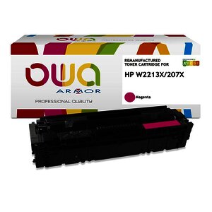TONER LASER REMAN. POUR HP 207X MAGENTA OWA