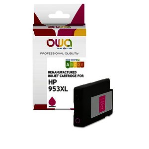 CARTOUCHE JE REMANUFACTURÉE POUR HP 953XL MAGENTA OWA