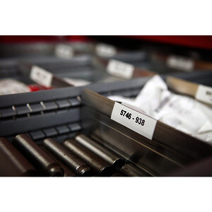 RUBAN PLASTIQUE DYMO LETRATAG 12 MM X 4 M NOIR / BLEU