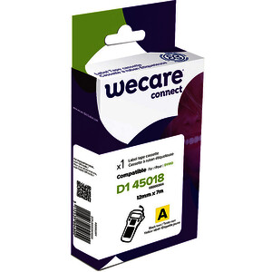 RUBAN COMP. DYMO D1 12MM X 7M JAUNE/NOIR WECARE