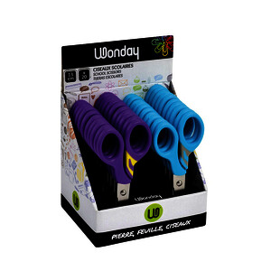 CISEAUX SCO À BOUTS RONDS CAID SYMÉTRIQUES PR DROITIERS 13CM