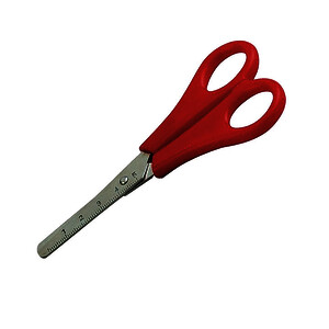 CISEAUX BOUTS RONDS À ANNEAUX PLASTIQUES 13 CM