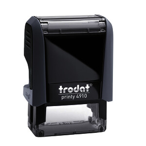 TAMPON PERSO. TRODAT PRINTY 4910-2 LIGNES 9X26MM-GRIS