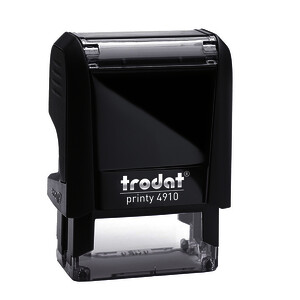TAMPON PERSO. TRODAT PRINTY 4910-2 LIGNES 9X26 MM-NOIR