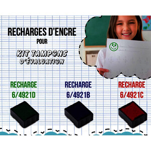 LOT 3 CASSETTES D ENCRAGE TRODAT PR TAMPONS RÉCOMPENSES-TA